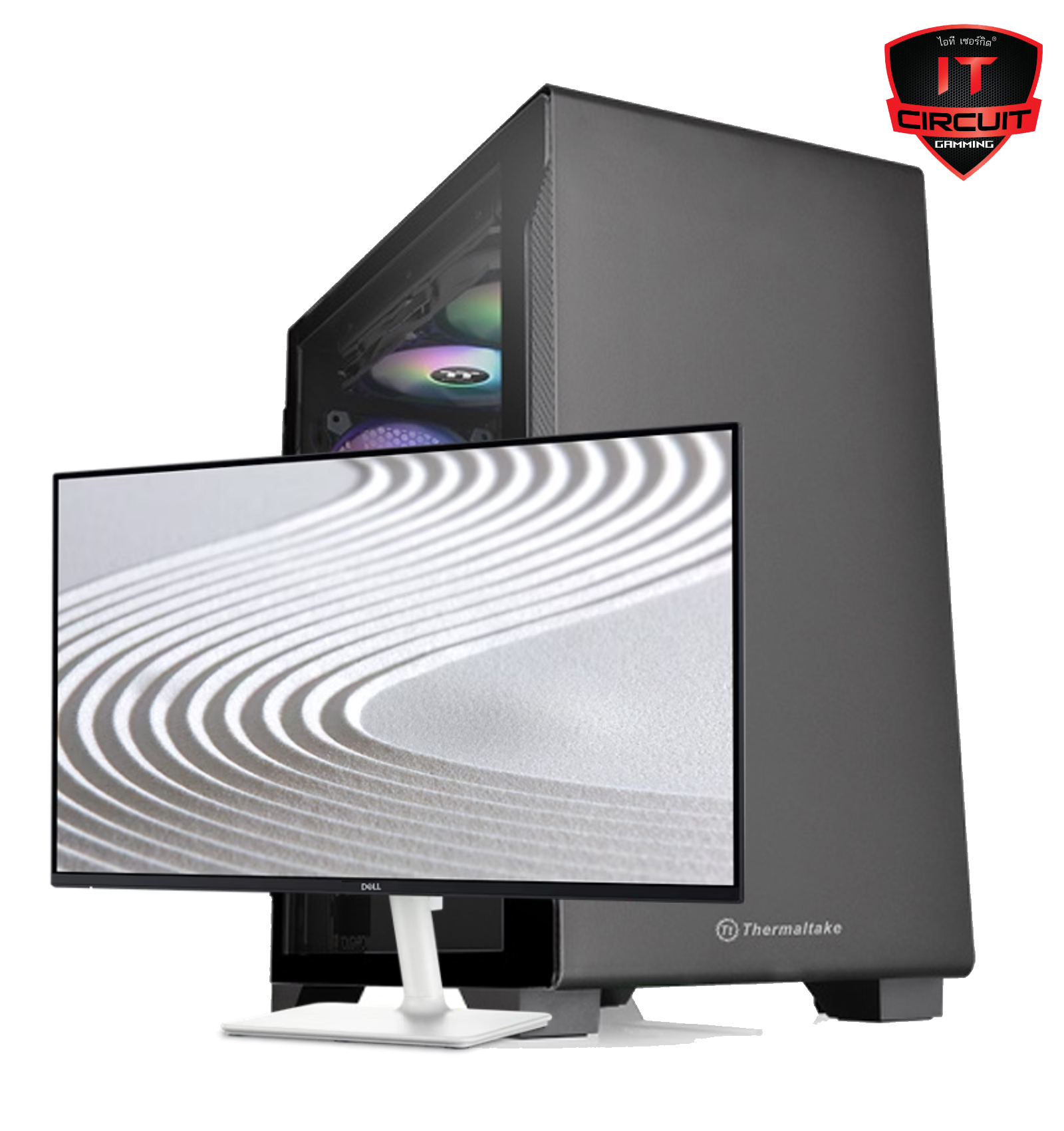 RYZEN 5 5600GT 6C/12T /3Y / ORIGINAL / A520M 2 SLOT / 3Y / 16GB DDR4 3200 (8GBX2) /LT / 1 TB SSD M.2 PCIe 4.0 NVMe/5Y / RTX3050/6GB (OC/D6)/3Y / 750w. 80+ BRONZE /3Y / S100 TG Black/2Y / S2425H 23.8'' (IPS, HDMI, SPK) 100Hz/3Y