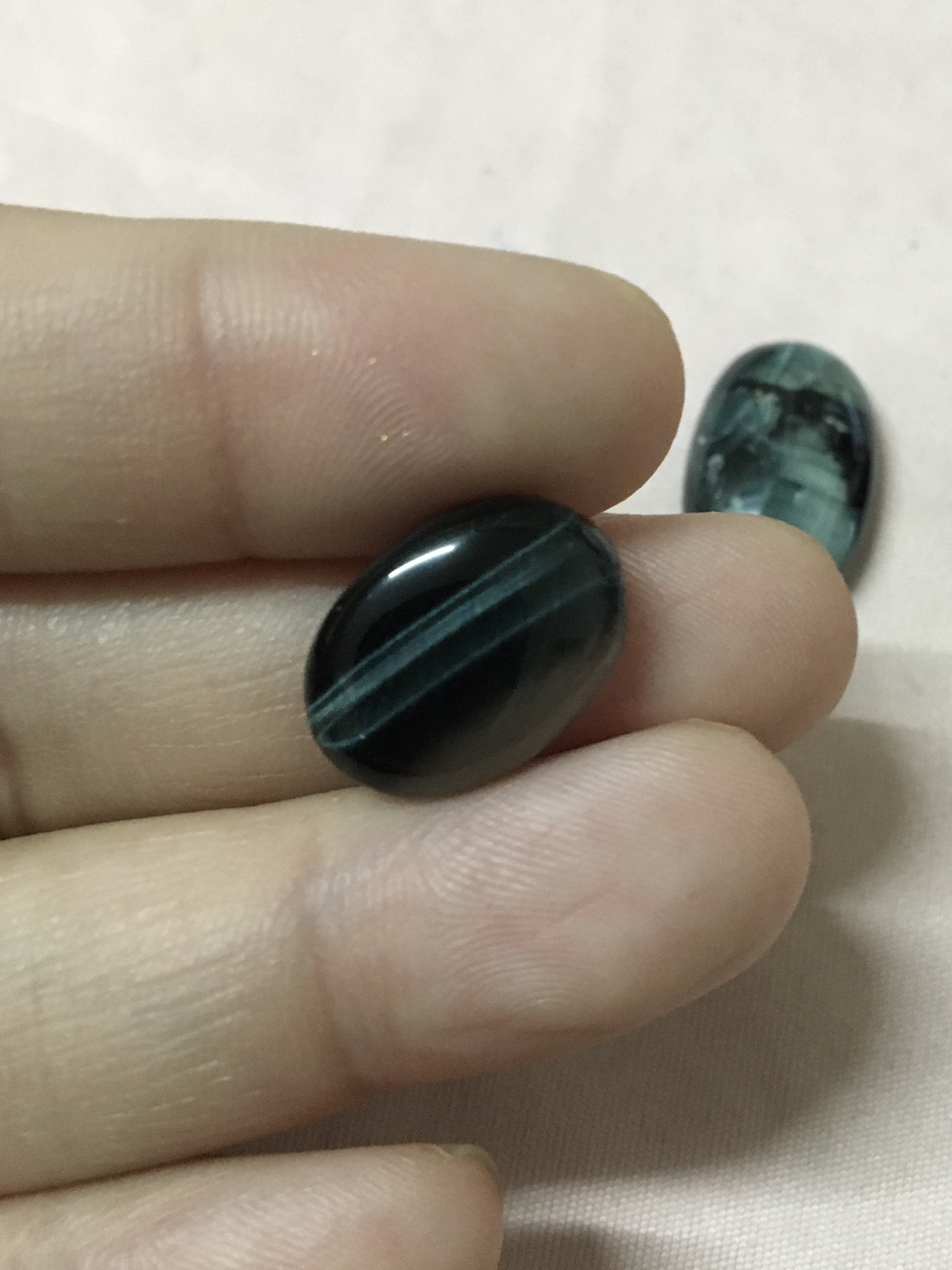 (เริ่มต้น 390)ไทเกอร์อาย หรือ พลอยตาแมว พลอยแท้ พลอยสวย ไม่พอใจยินดีคืนเงิน