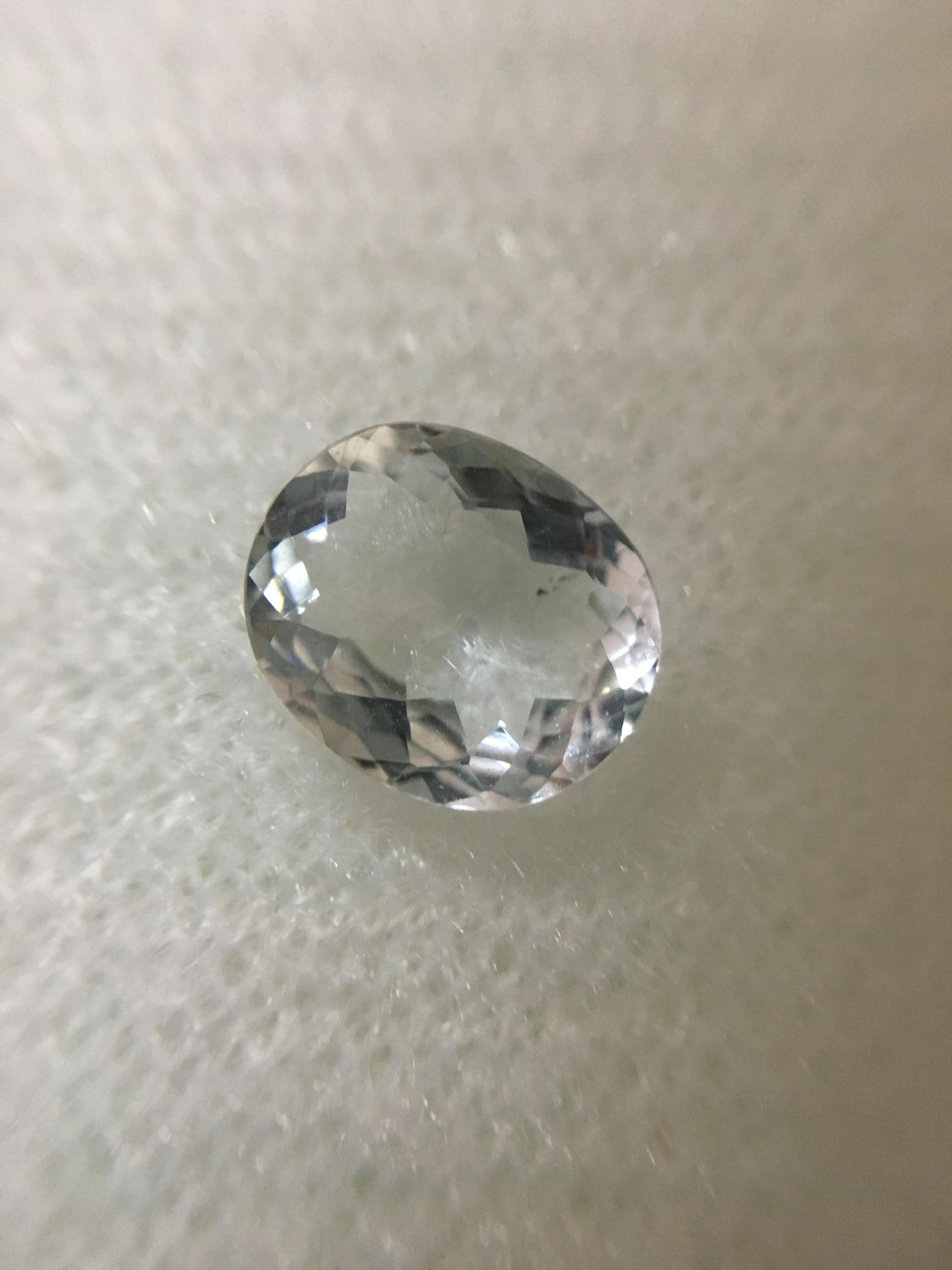 AQUAMARINE อความารีน แท้0.63 กะรัต พลอยดิบ เนื้อดี ไฟดี สีสวย