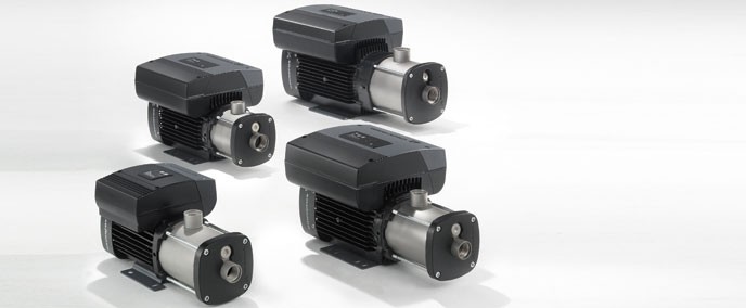 Grundfos : CM, CME ปั๊มน้ำหลายใบพัดแนวนอนชนิด close-coupled