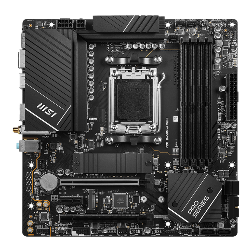MAINBOARD (เมนบอร์ด) MSI PRO B650M-A WIFI (DDR5) (SOCKET AM5) (MICRO-ATX) SN3110251B160Y