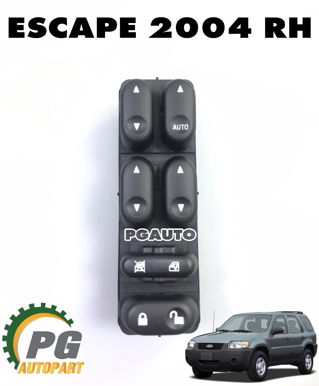 สวิทกระจกประตูหน้า RH FORD ESCAPE ปี 2004 2.3 L (1 อัน) แท้ / รูปจริง