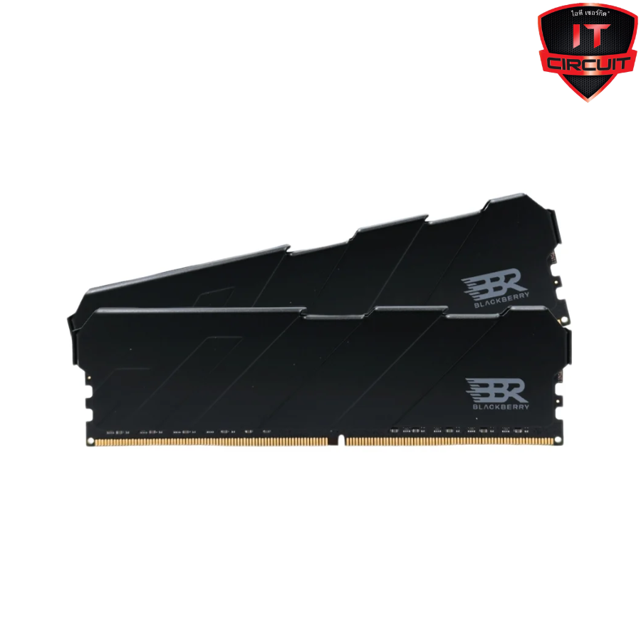 RAM (แรม) DDR4(3200) 32GB (16GBx2) BLACKBERRY 3200 PRO SERIES BLACK SN031025T10H