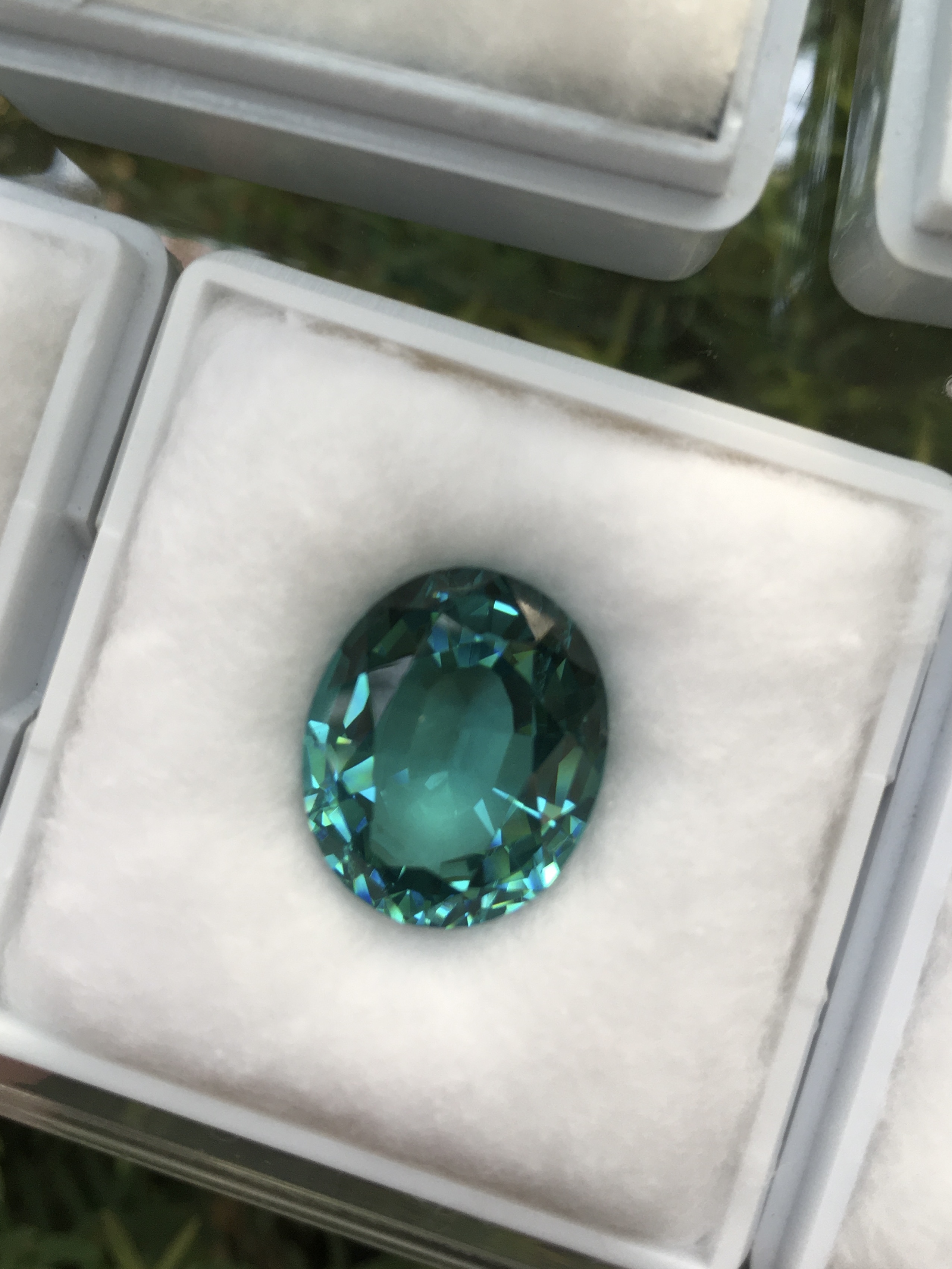 (สีเขียวเหนี่ยวทรัพย์) พลอยโคลนนิ่งเนื้อควอทซ์ กรีนอเมทิสต์ เพอริดอท กรีนทัวร์มาลีน ไลท์บลูควอทซ์ สวยใสไฟดีม๊ากกกก