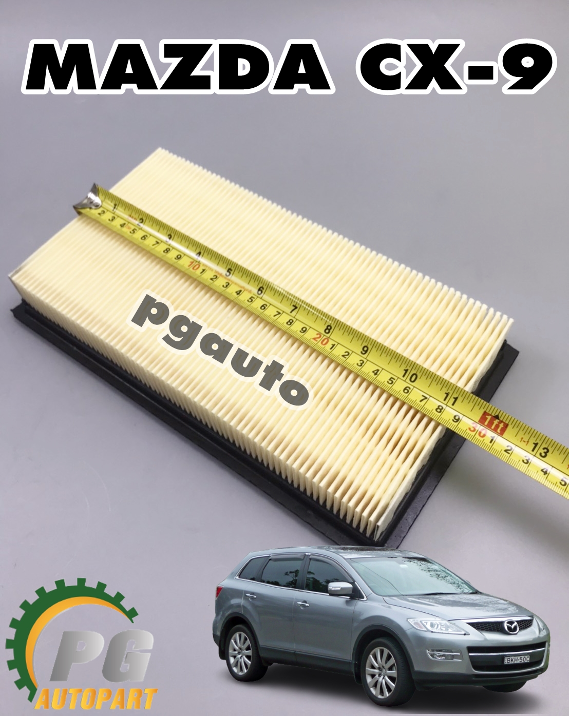 ไส้กรองอากาศ มาสด้า MAZDA CX-9 แท้ศูนย์ (1ชิ้น) / FILTER