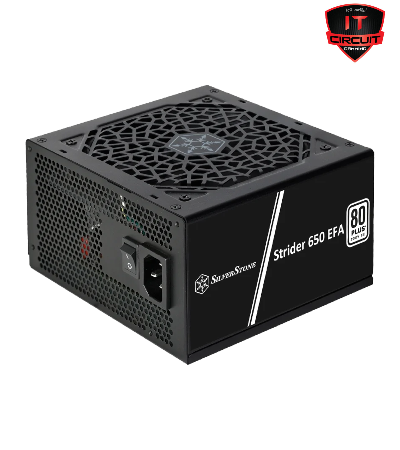 POWER SUPPLY (อุปกรณ์จ่ายไฟ) (80+ WHITE) 650W SILVERSTONE STRIDER 650W (SST-ST650-EFA)