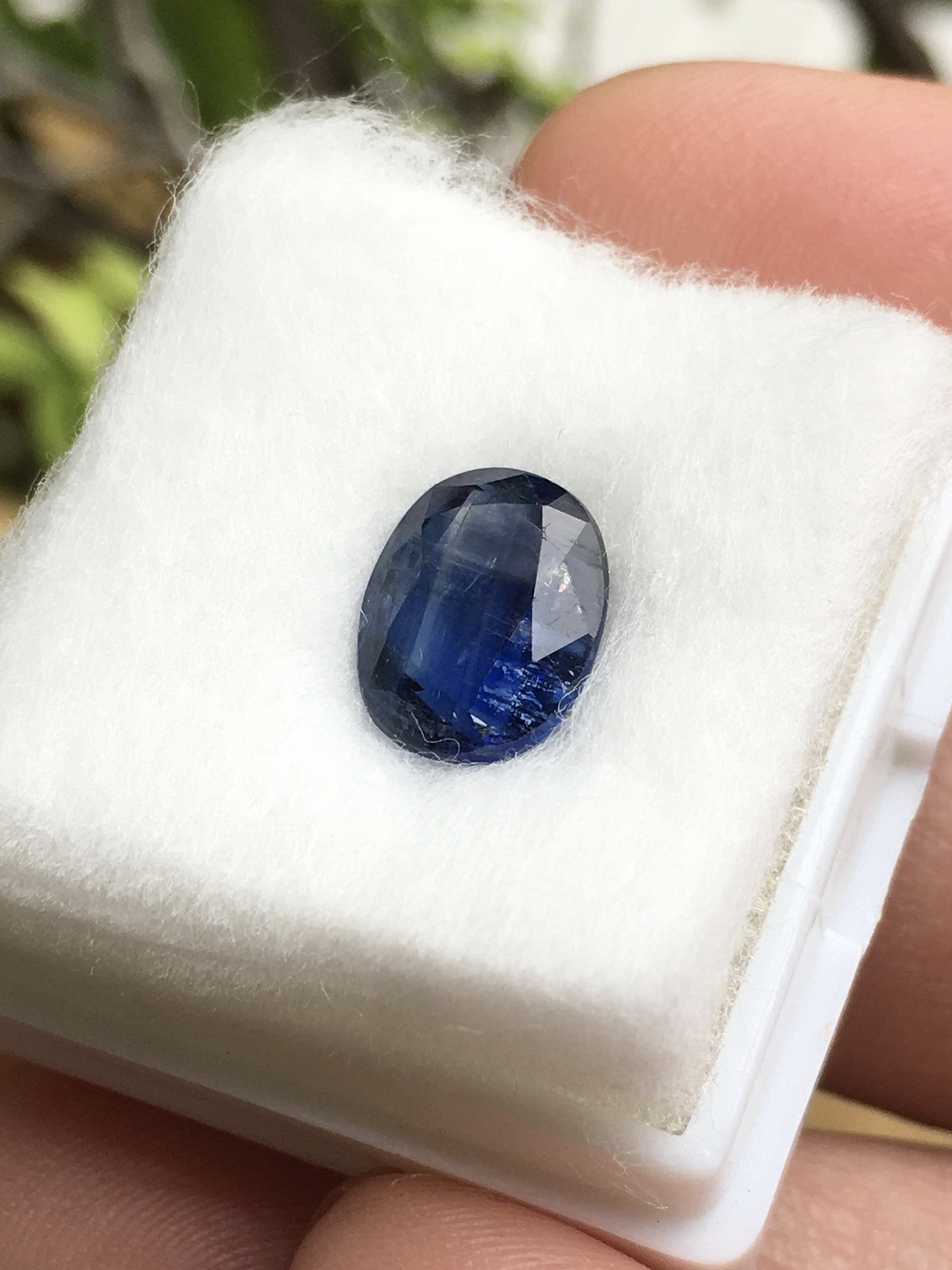 KYANITE ไคยาไนต์ แท้ 2.5 กะรัต พลอยดิบธรรมชาติ สีสดจัด ไฟดี สวย น่าสะสม