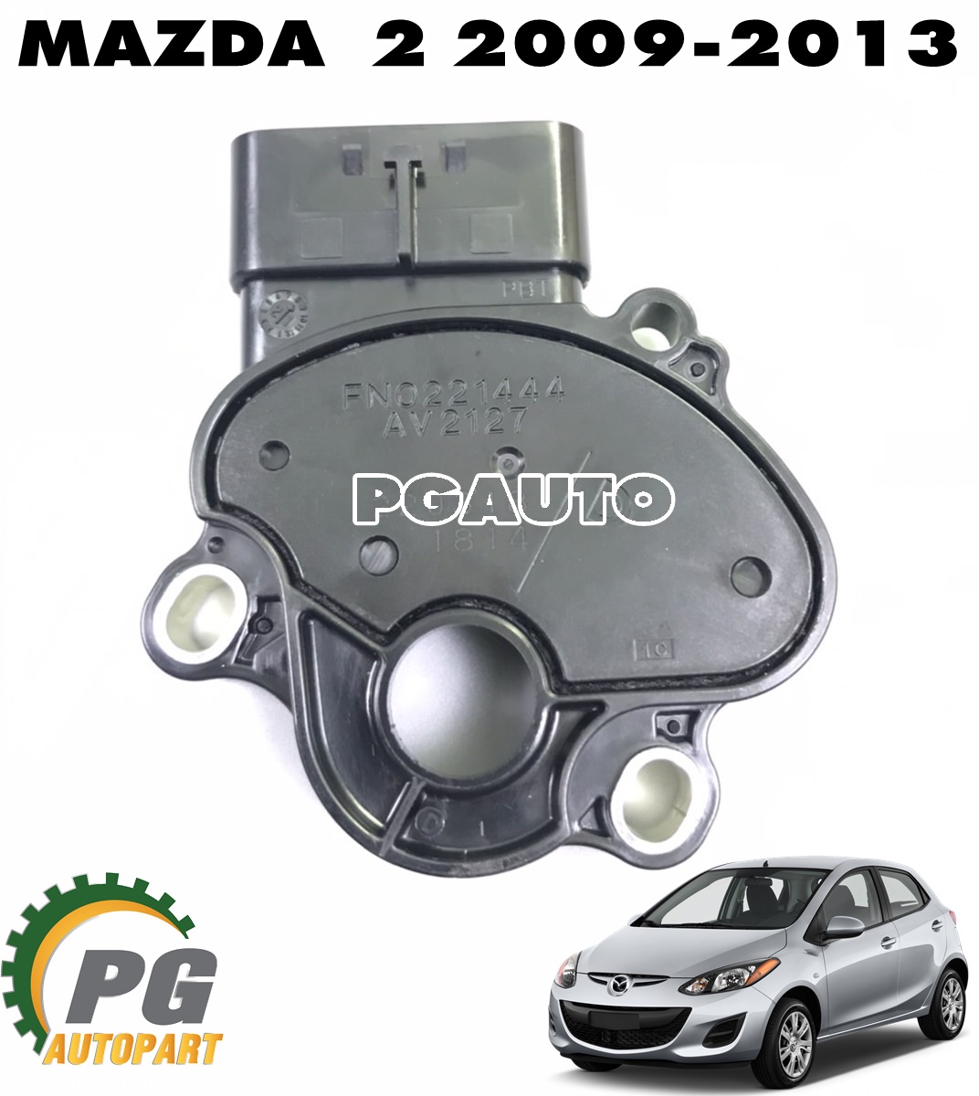สวิทควบคุมเกียร์ออโต้(AT) MAZDA2 DE ปี 2009-2013 (1ชิ้น) แท้ / รูปจริง