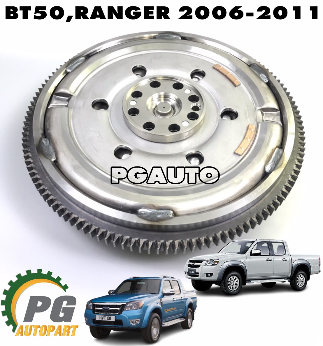 ฟลายวิล (2 ชั้น) MAZDA BT50,FORD RANGER T5 ปี 2006-2011 (1ชิ้น) LUK / รูปจริง