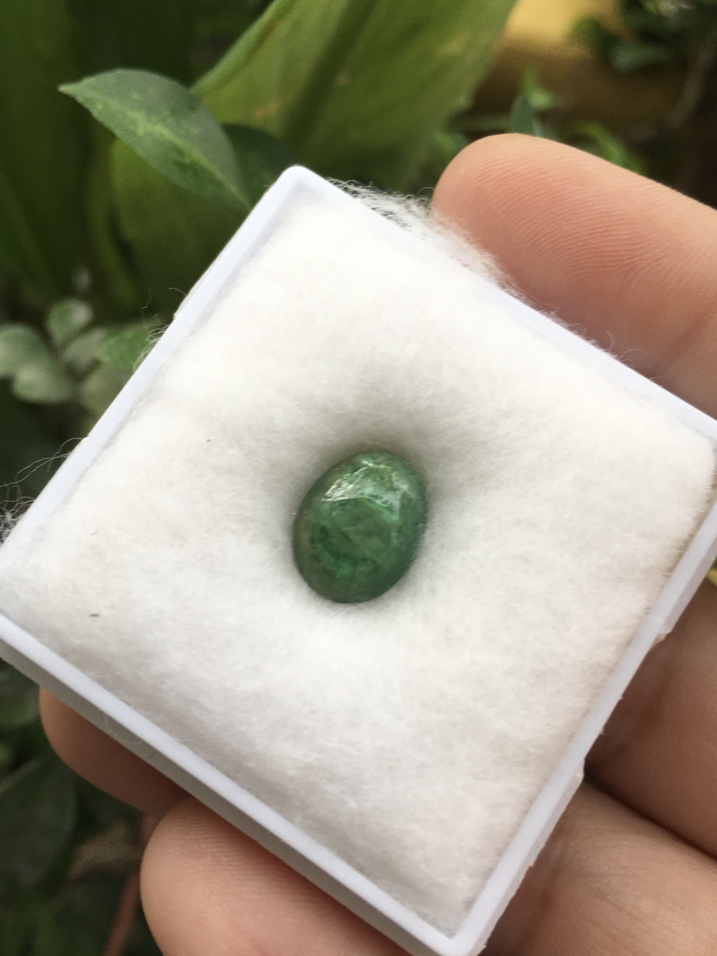 EMERALD มรกต แท้ 3.48 กะรัต พลอยแท้ สีเขียวสดสวย พลอยสวยน่าสะสม