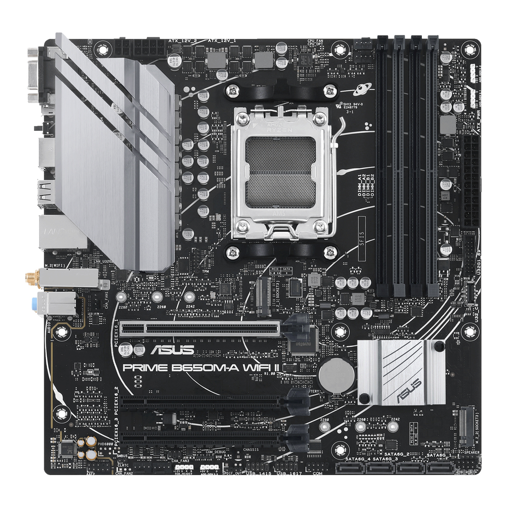 MAINBOARD (เมนบอร์ด) ASUS PRIME B650M-A WIFI II-CSM (AMD SOCKET AM5 DDR5 MICRO-ATX) SN3110251B180Y