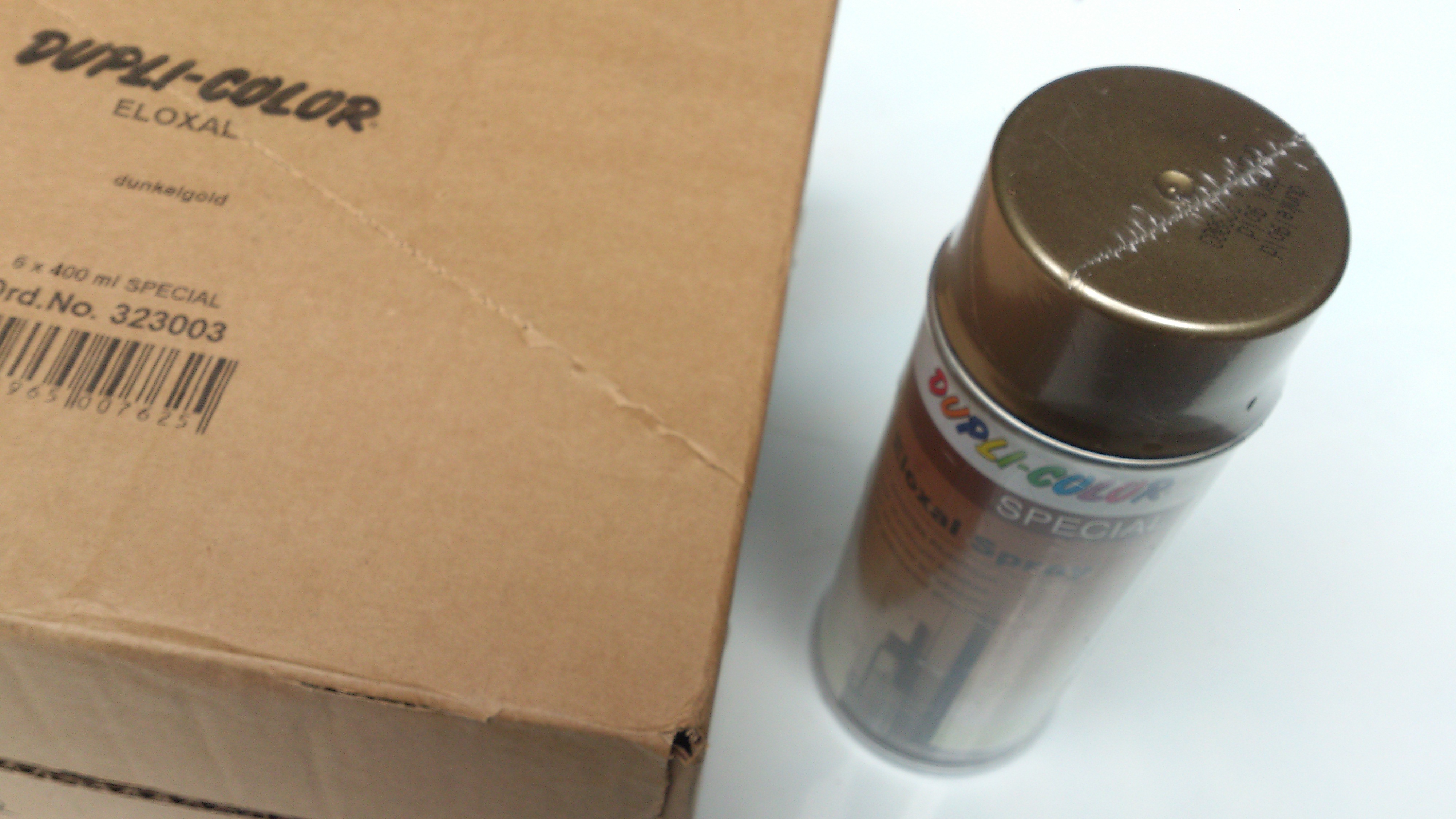 สเปรย์พ่นอลูมิเนียม Dupli สีชา-ทอง Eloxal 400 ml 512