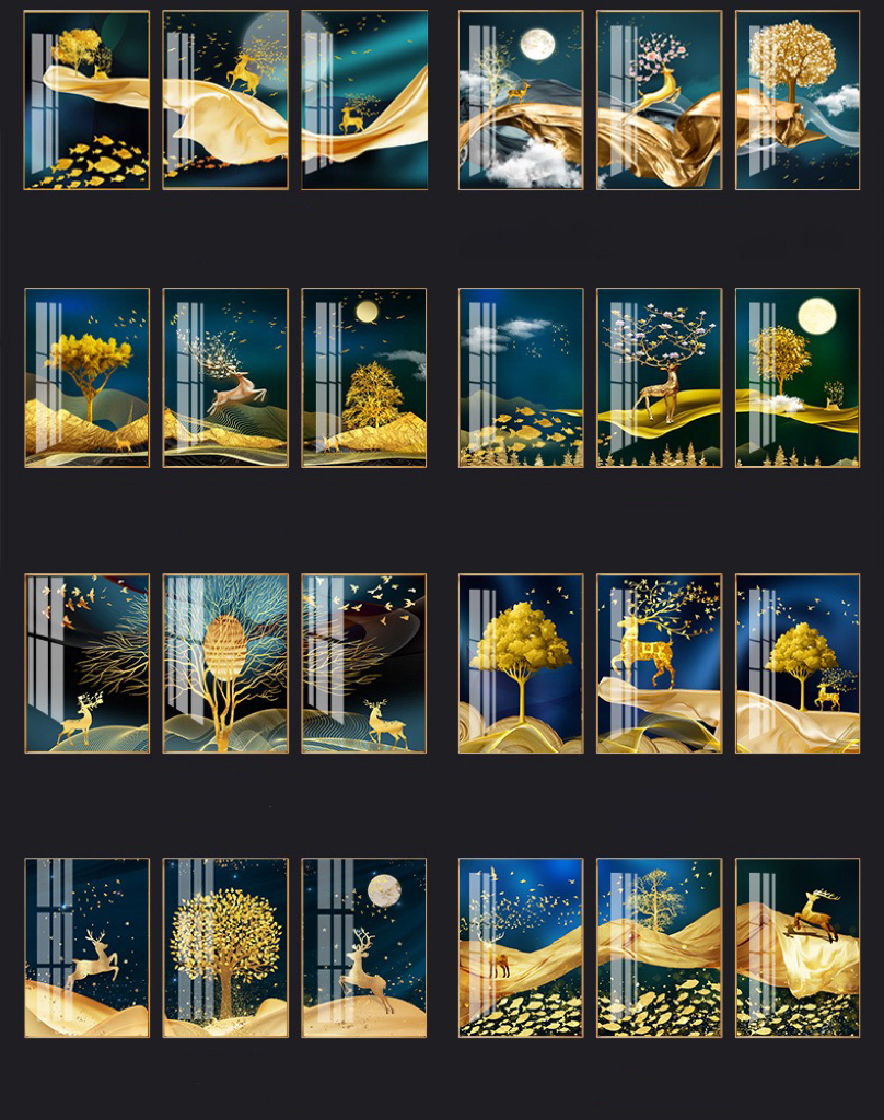 กรอบรูปลายกวางมงคล