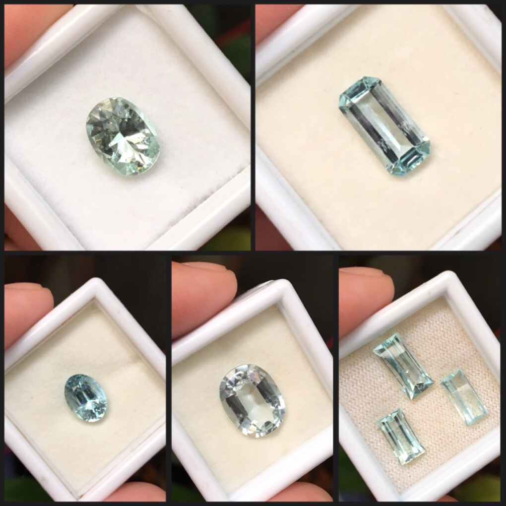 (พลอยแท้สวยพรีเมี่ยมเริ่มต้น 2175)อความาลีนแท้ เนื้อใสกิ๊ง ไฟดีเลิศ พลอยแท้ไม่พอใจยินดีคืนเงิน