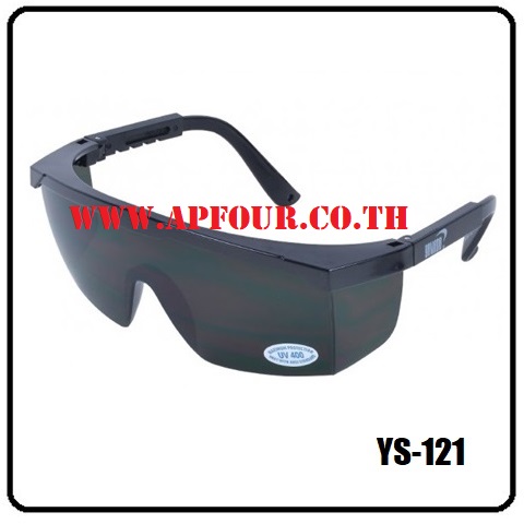 แว่นตานิรภัยนิรภัย รุ่น YS-121 สีดำ