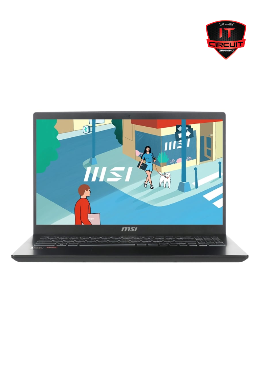 Notebook (โน้ตบุ๊ค) MSI Modern 15 B7M-483TH (Classic Black) SN111025A650Z