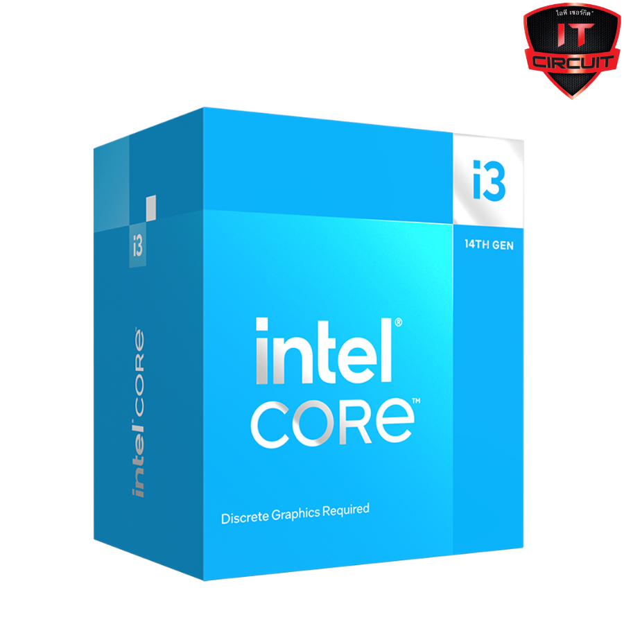 CPU (ซีพียู) INTEL CORE I3-14100F - 4C 8T 3.5-4.7GHz SN22925T360H