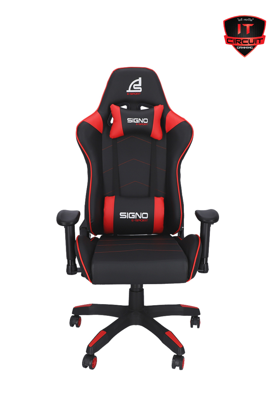 CHAIR (เก้าอี้) SIGNO GC-202BR BAROCK BLACK/RED SN091025A250Z