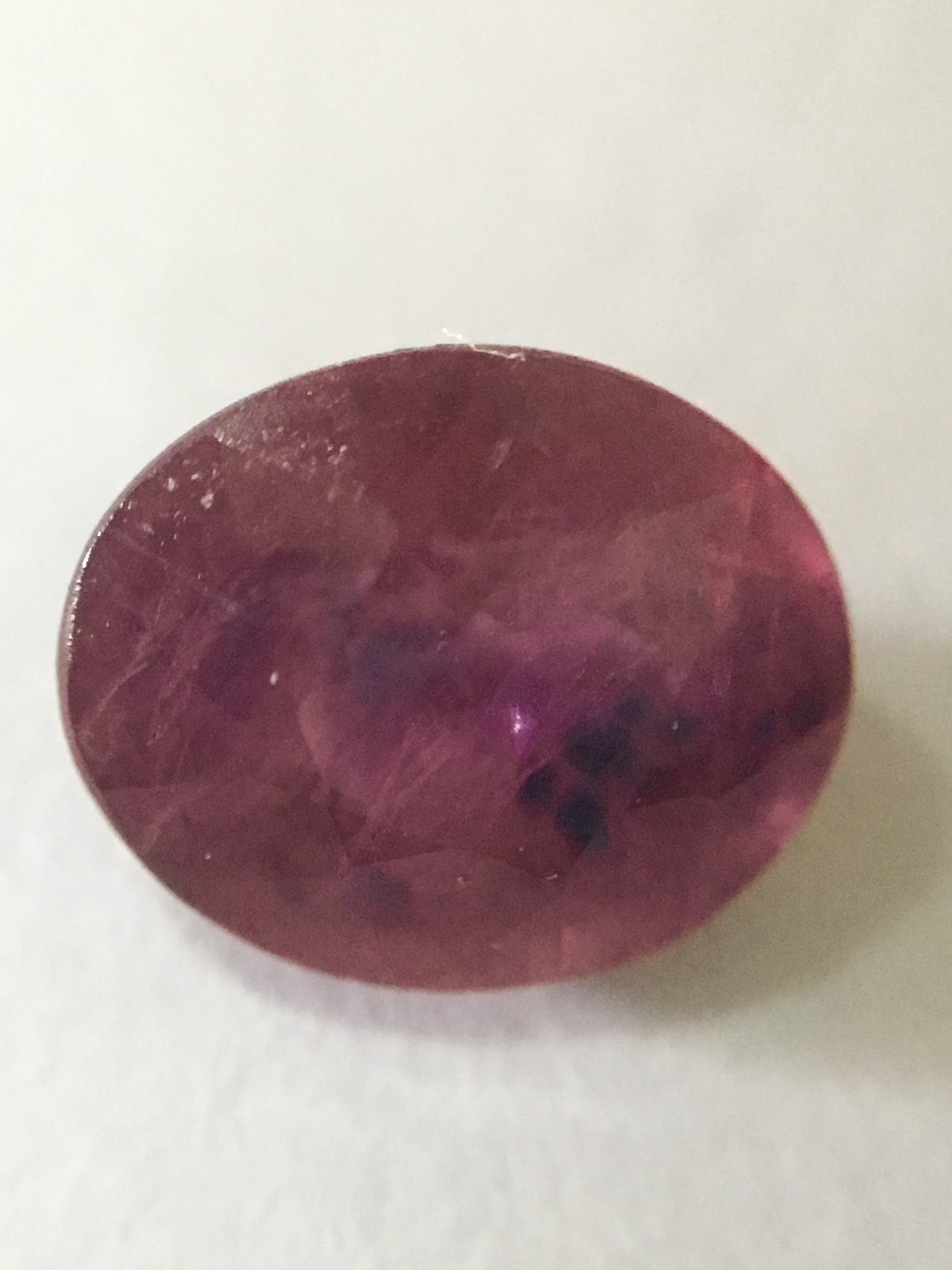 RUBY ทับทิมแท้ 1.17 กะรัต พลอยเผาเก่าสีแดงเลือดนก เม็ดนี้สีสวยค่ะ