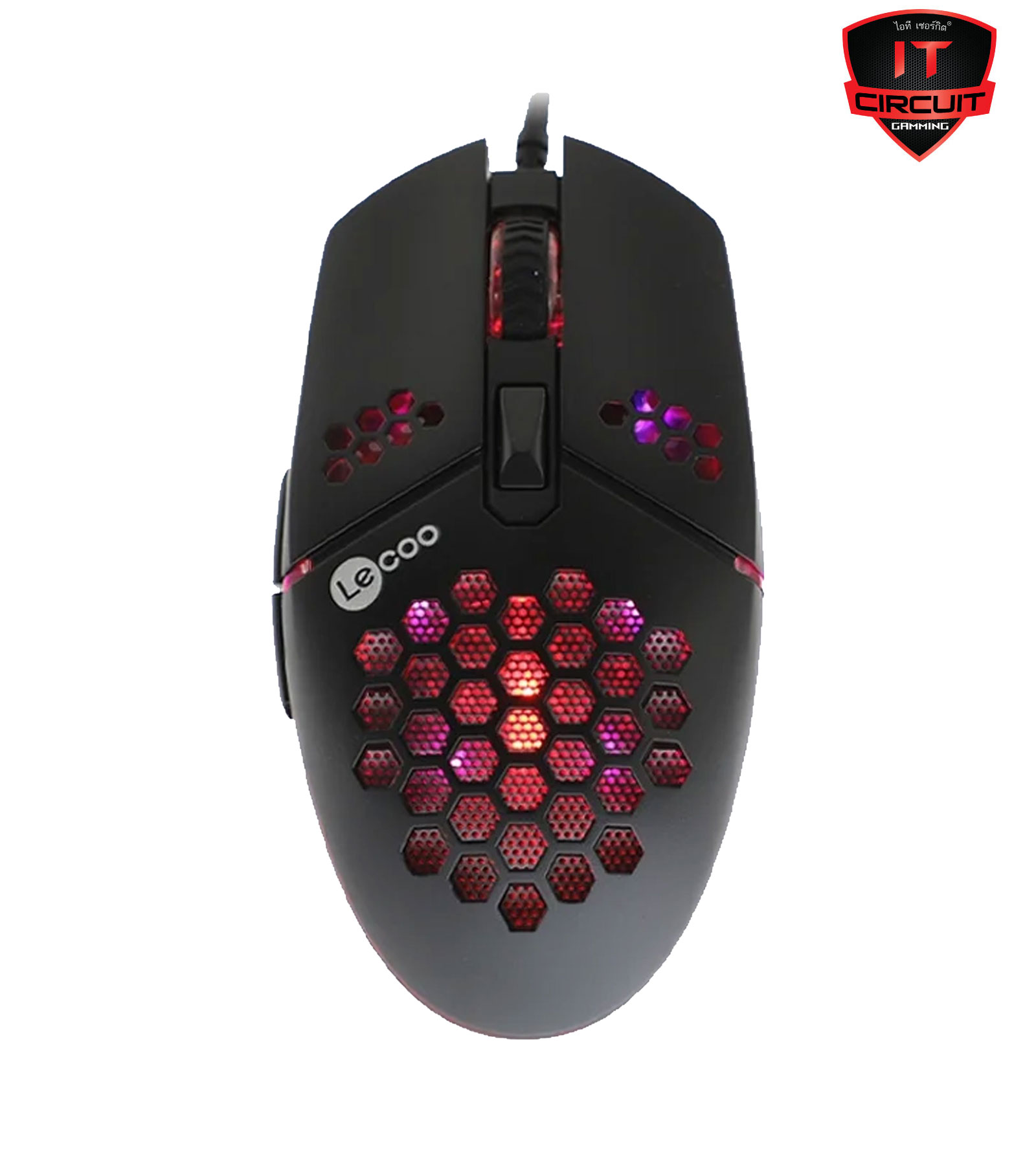 MOUSE (เมาส์) LECOO MS105 BLACK BY LENOVO