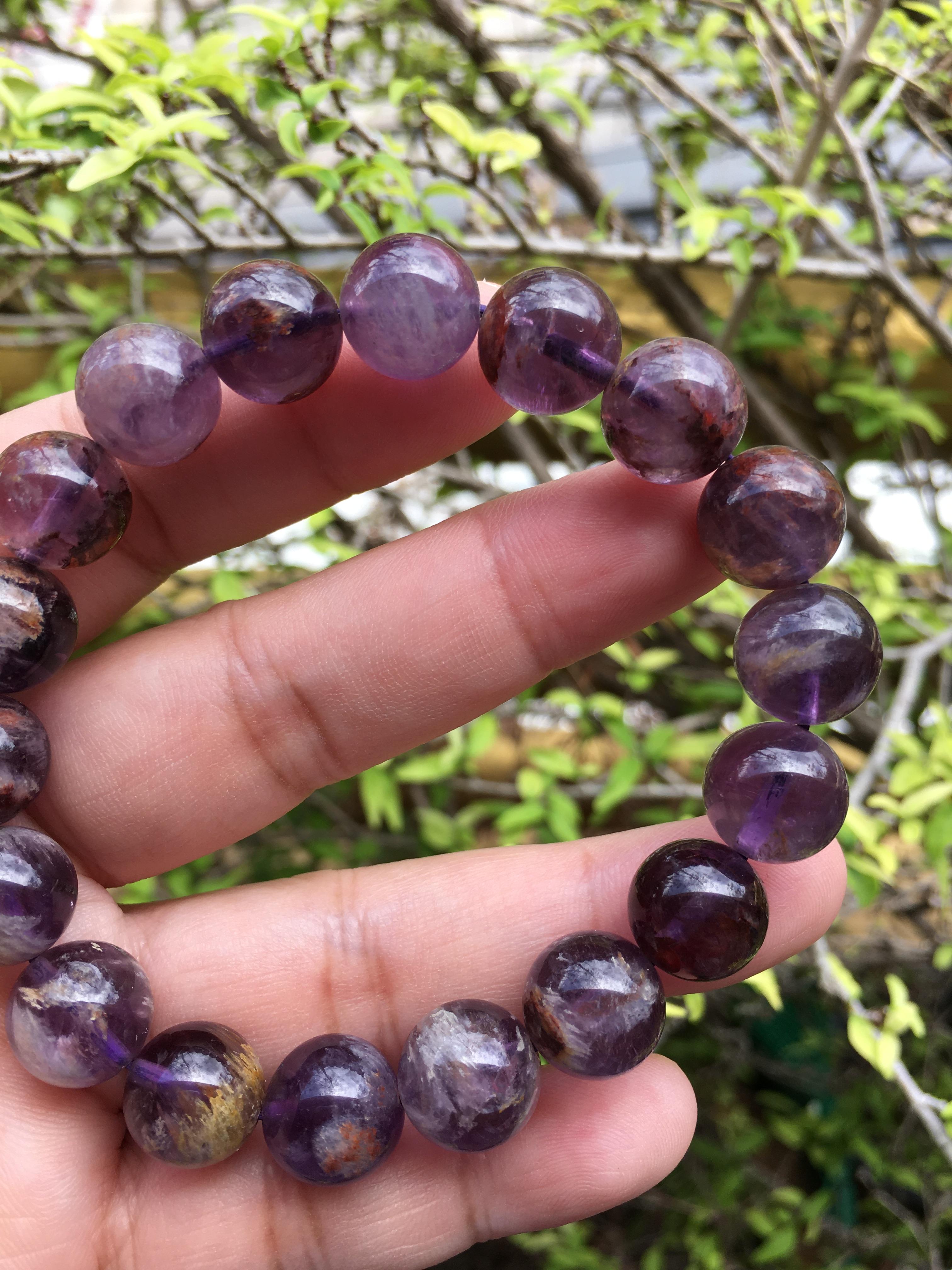 (สวยคุ้ม) ข้อมือหินนำโชค แก้วนางขวัญ 11.5 มม. สวยพรีเมี่ยม ค่ะ