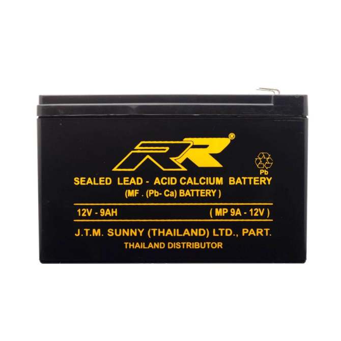 แบตเตอรี่แห้ง RR 12V 9Ah SLA VRLA AGM
