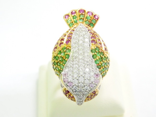 ((ขายแล้ว))m246(เพชรพลอยแท้ราคาเบาๆ)แหวนซัฟไฟร์เพชรแท้ 2.48 กะรัต 89000!!!