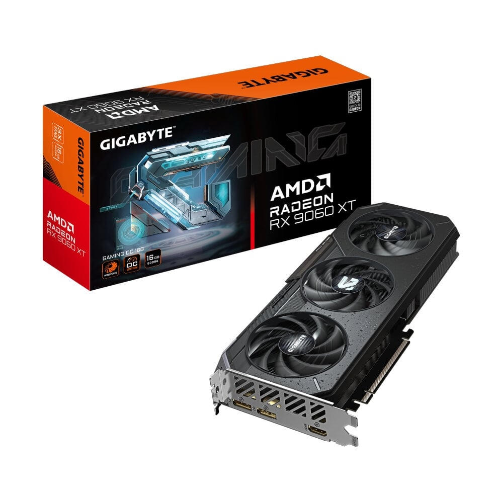 VGA (การ์ดจอ) GIGABYTE RADEON RX 9060XT GAMING OC - 16GB GDDR6 SN151025B400Y