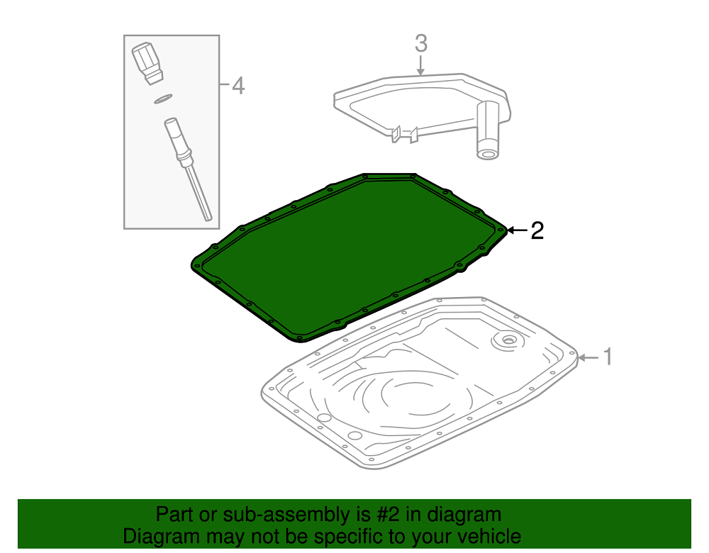 ปะเก็นอ่างน้ำมันเกียร์ FORD RANGER T6 ปี 2012-2014 (1ชิ้น) แท้ / รูปจริง