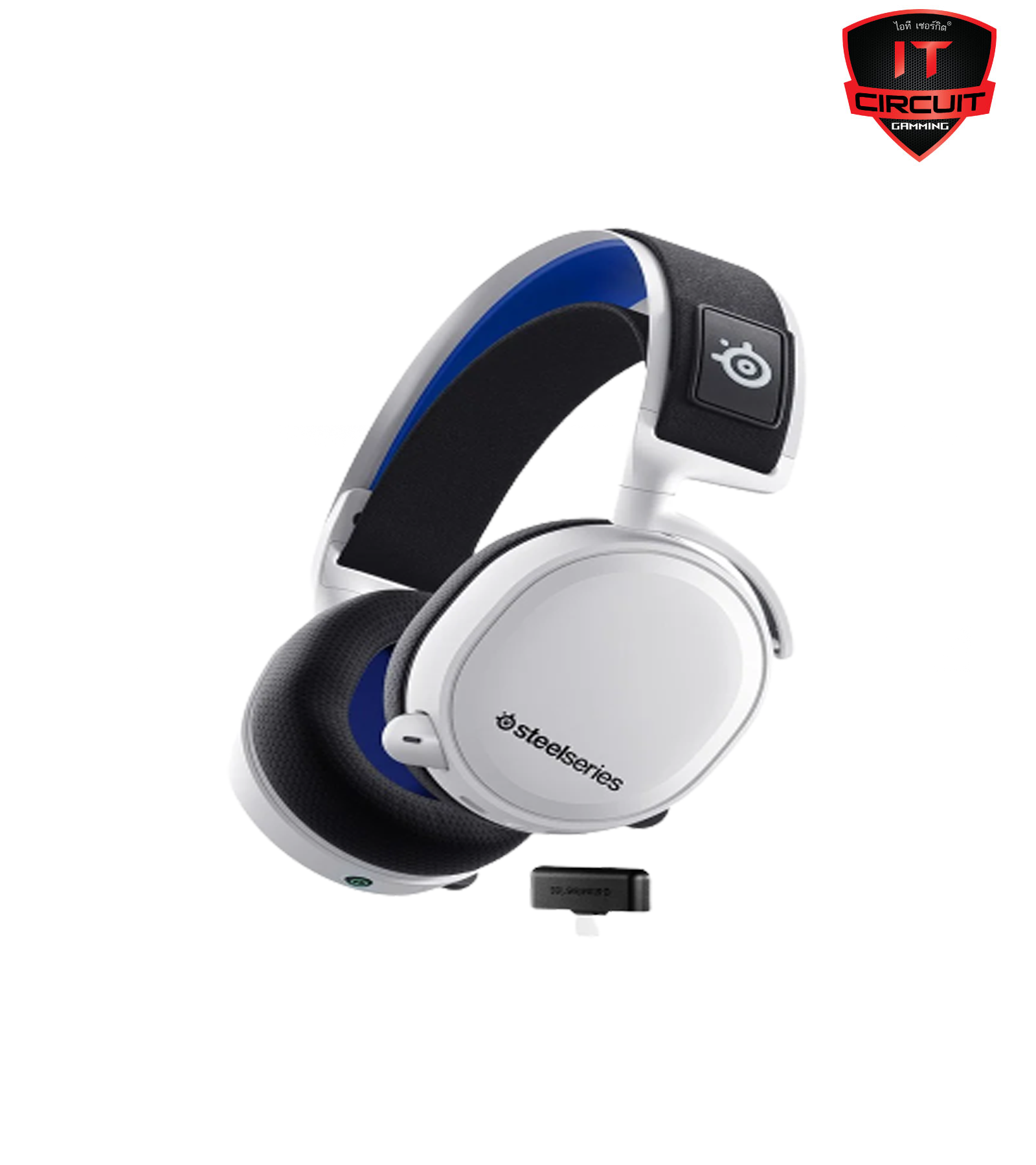 HEADSET (หูฟัง) HEADSET STEELSERIES ARCTIS 7P PLUS WIRELESS (WHITE)