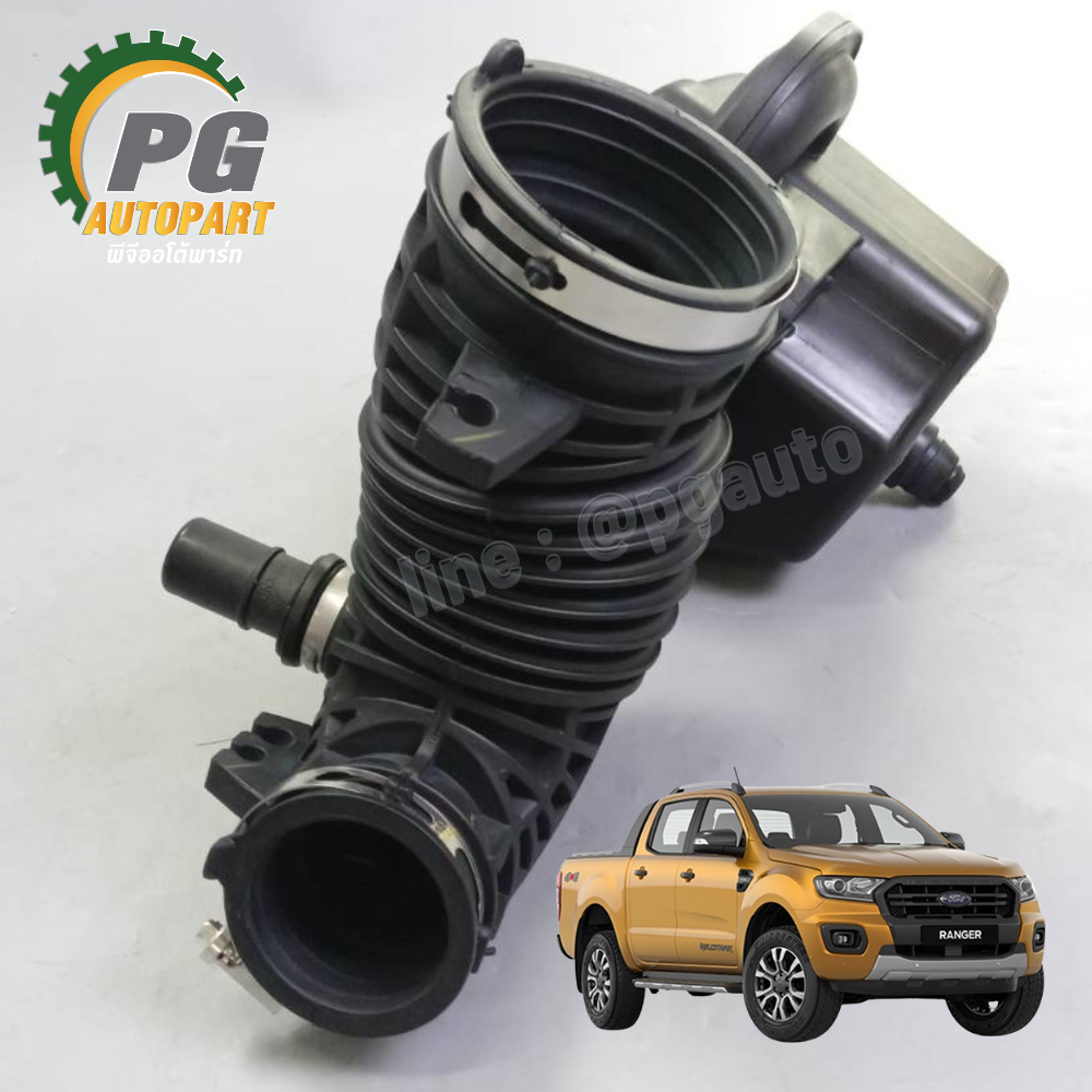 ท่อยางหม้อกรองอากาศ FORD RANGER T8 2.0 FRA20 ปี 2018-2022 (1 ชิ้น) แท้ / รูปจริง