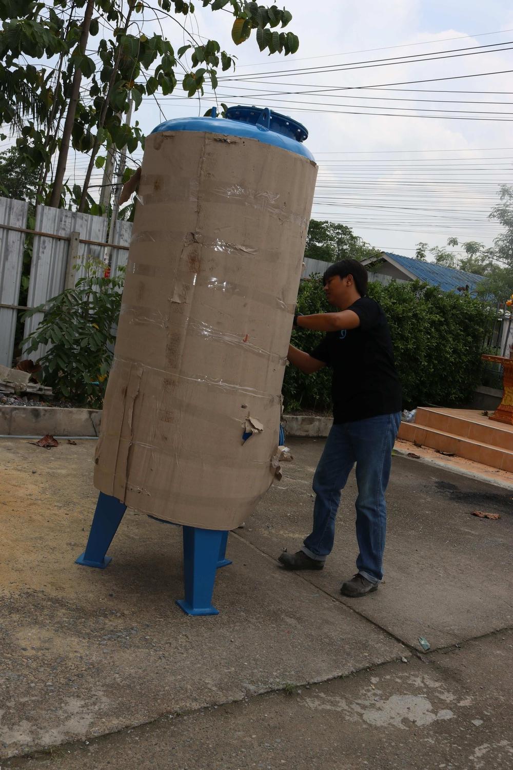 ถังกรองเหล็กขนาด64นิ้วสำหรับกรองน้ำบาดาล