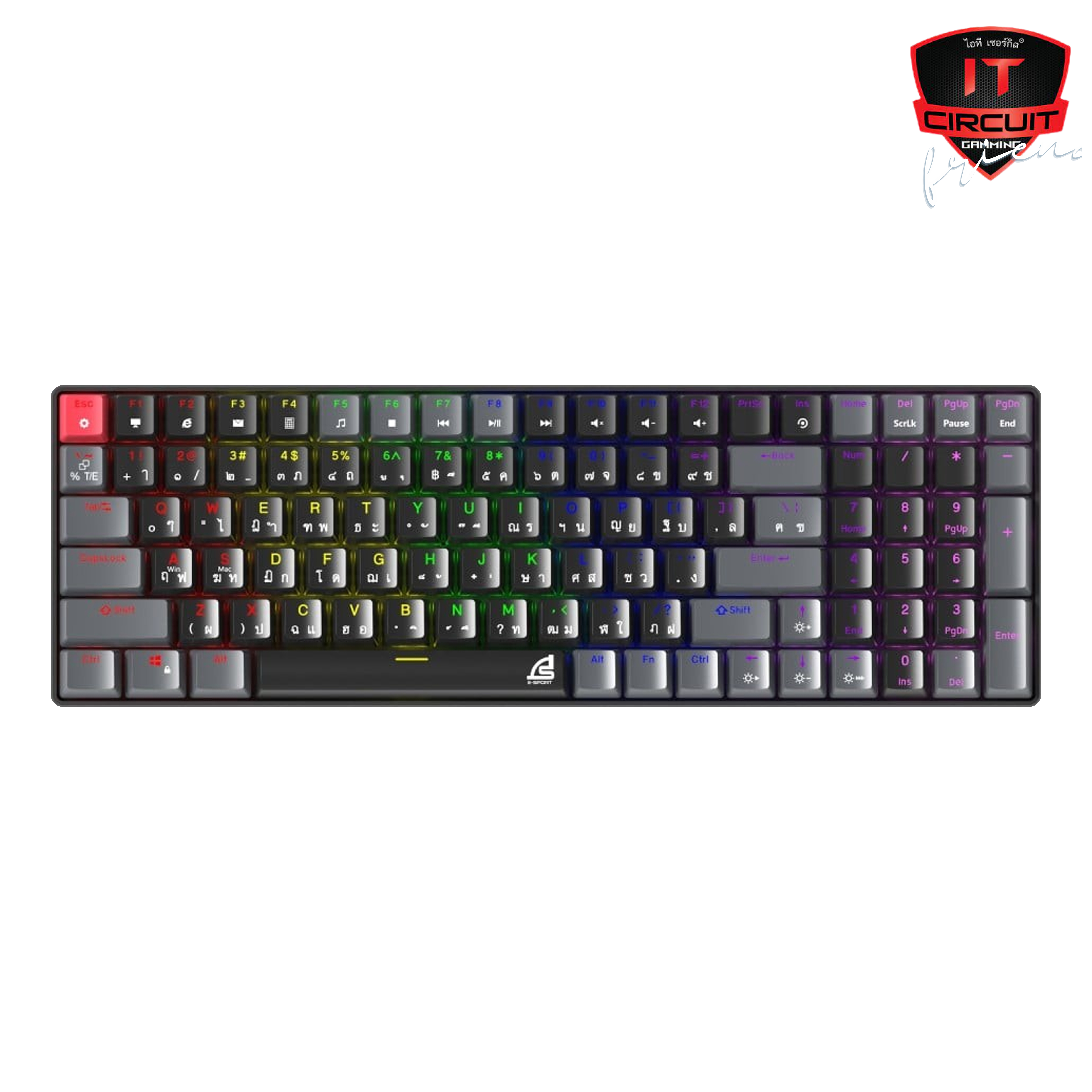 KEYBOARD (คีย์บอร์ด) SIGNO KB-723 BLACK MOBILUS - RED-SWITCH
