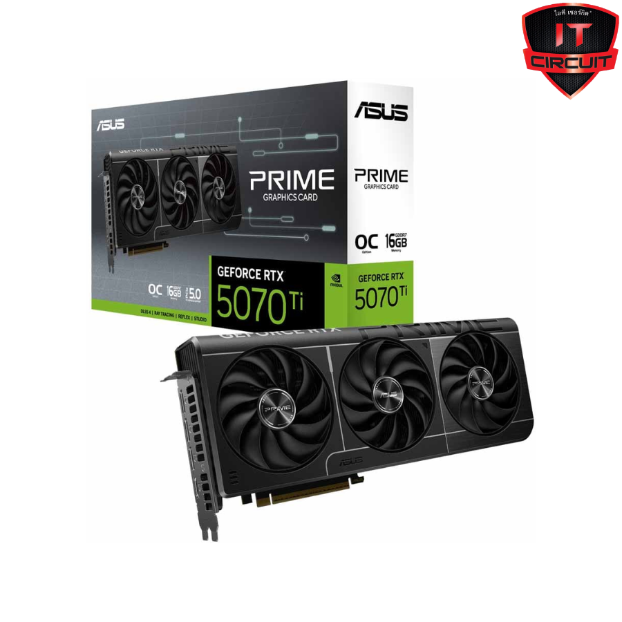 VGA(การ์ดจอ) ASUS GEFORCE RTX 5070 TI PRIME O16G - 16GB GDDR7 SN041025T1500H