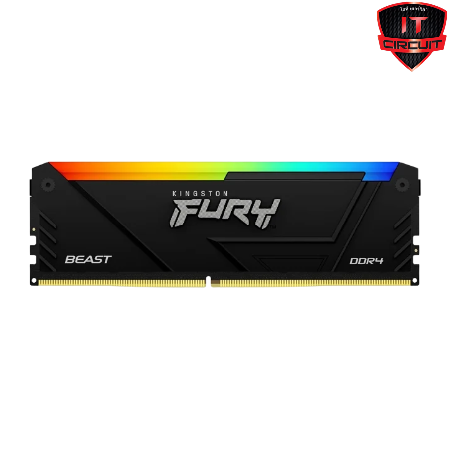 RAM (แรม)DDR4(3200) 8GB KINGSTON FURY BEAST RGB