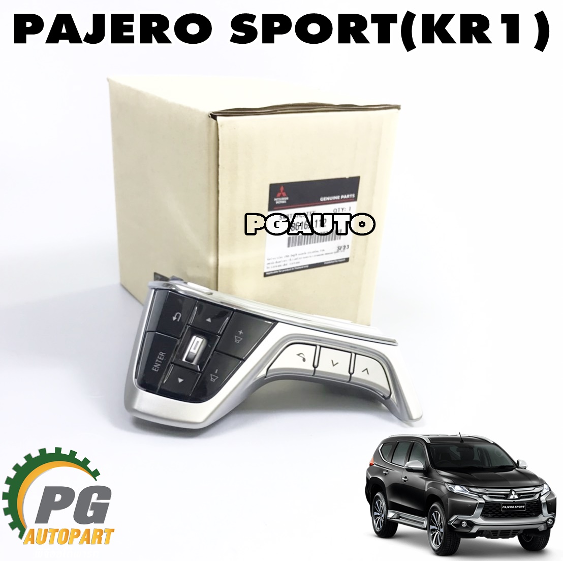 สวิทช์คอพวงมาลัย LH MITSUBISHI PAJERO SPORT(KR1) ปี 2015-2020 (1 ชิ้น)แท้ / รูปจริง