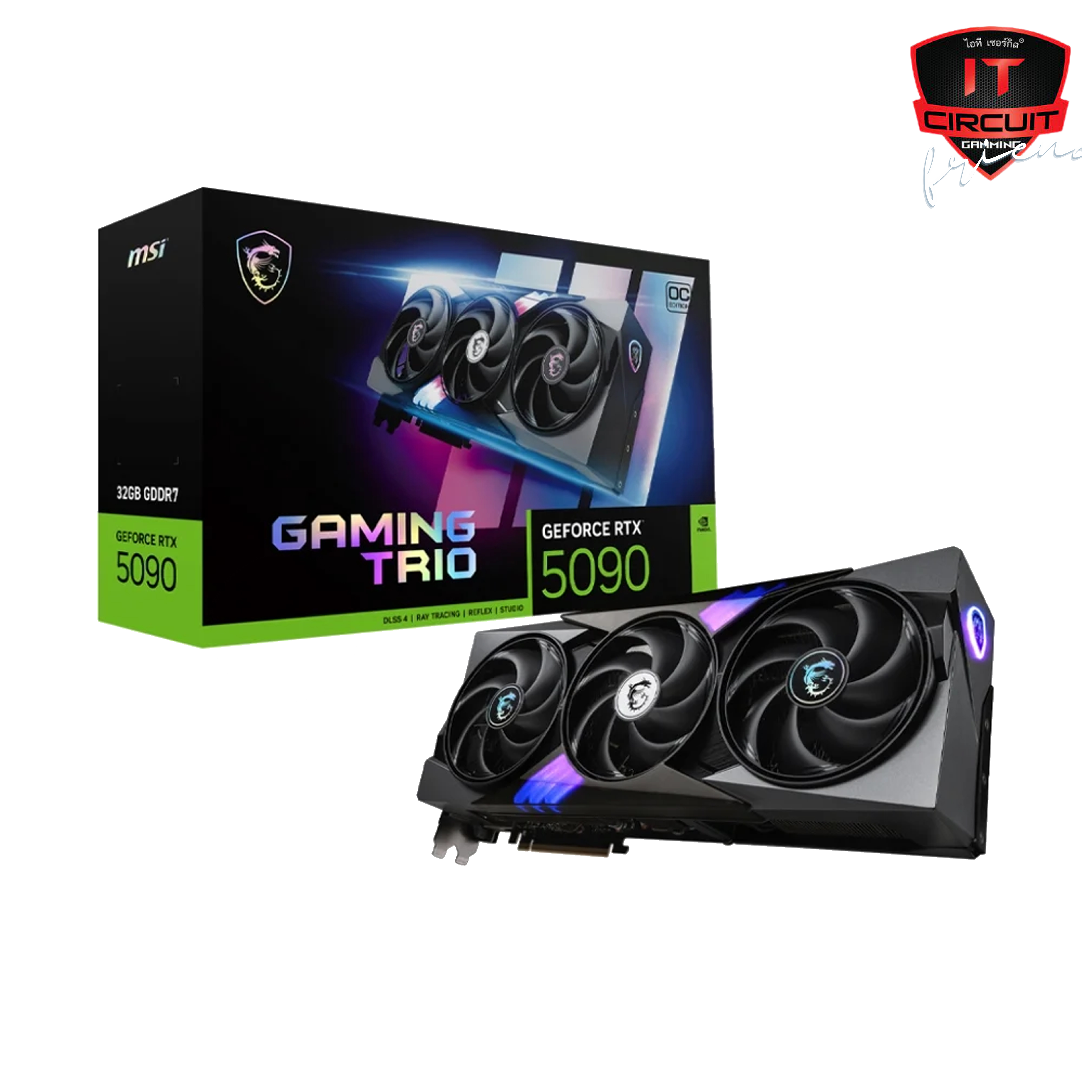 VGA(การ์ดจอ) MSI GEFORCE RTX 5090 GAMING TRIO OC - 32GB GDDR7
