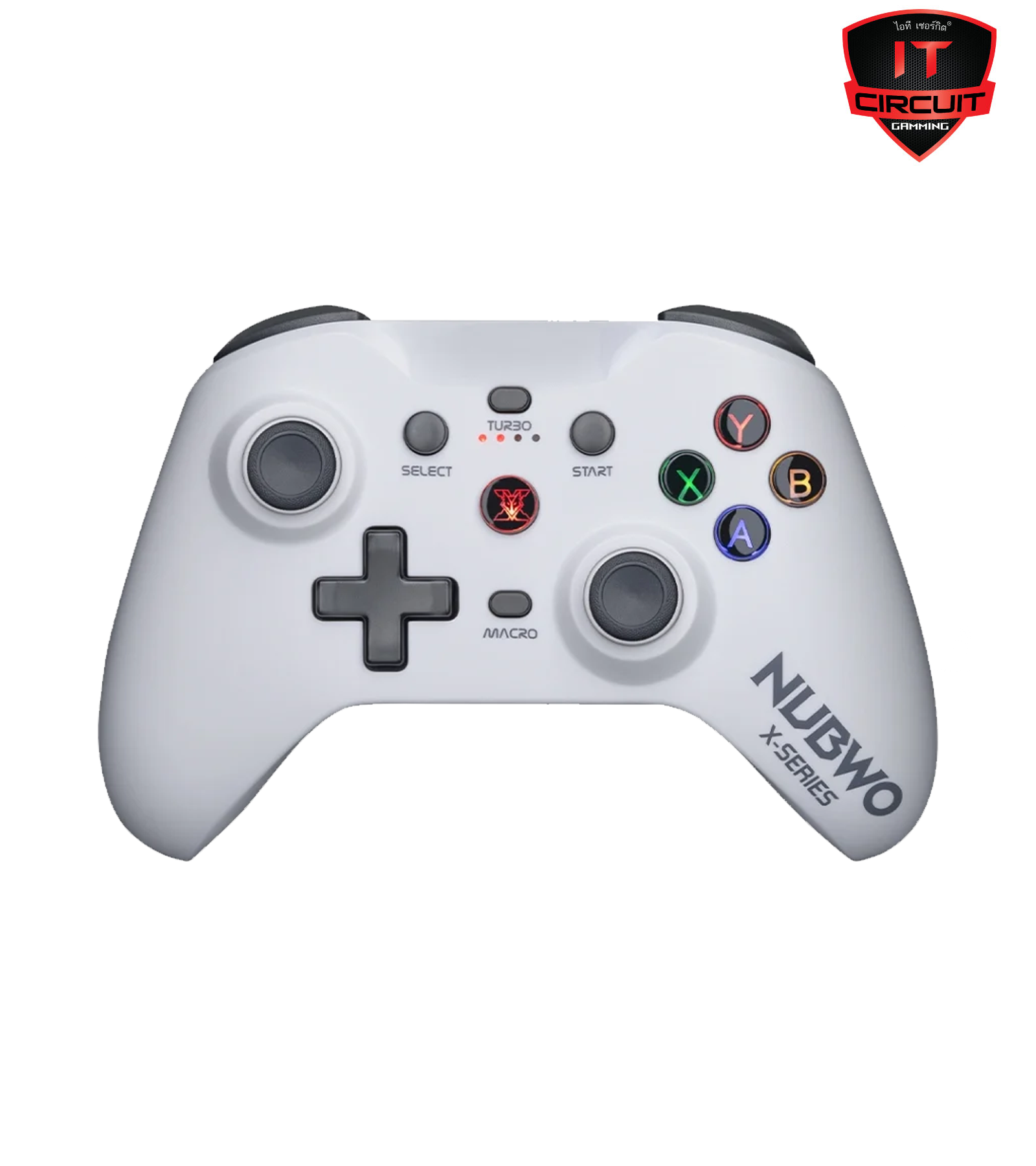 CONTROLLER (จอยเกมมิ่ง) NUBWO TRIMODE (NXJ3) (WHITE)