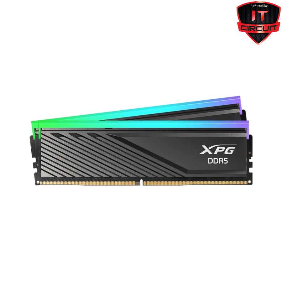 RAM (แรม) DDR5(6000) 32GB (16GBX2) ADATA RGB BLACK SN031025T10H