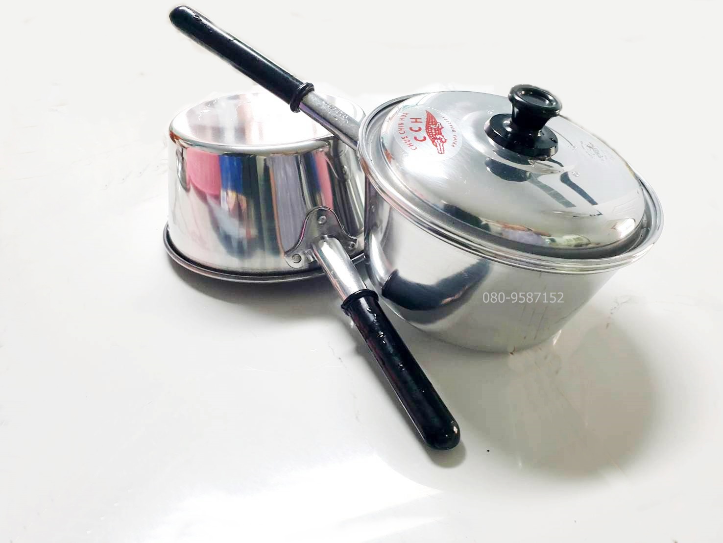 หม้อด้าม-อลูมิเนียม ตราจระเข้ ขนาด 20 ซ.ม