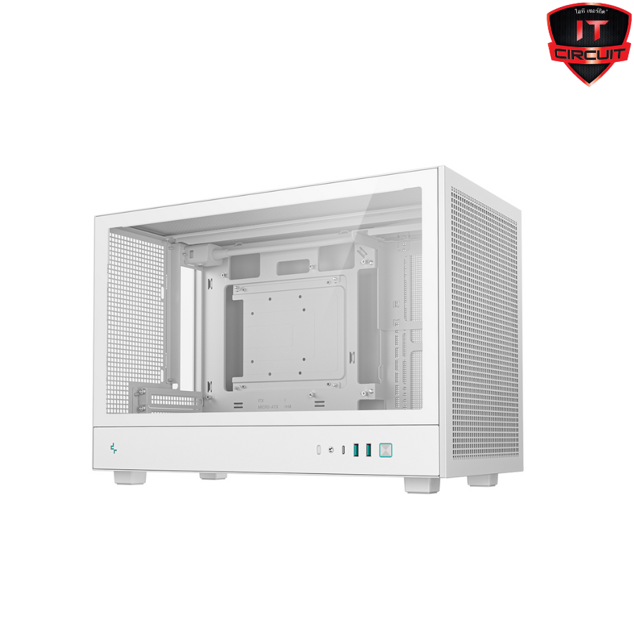 CASE (เคส) DEEPCOOL CH260 WH - WHITE MICRO-ATX SN211025B100Y