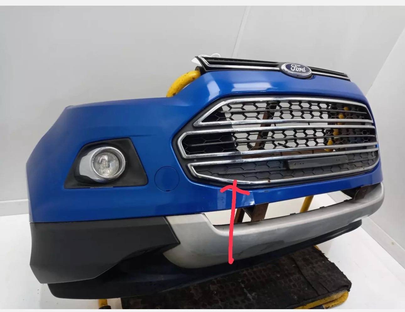 คิ้วช่องลมกันชนหน้า-ชุบ (CHROME) FORD ECOSPORT ปี 2015-2018 ของแท้ / รูปจริง**ต้องเลือก บน/กลาง/ล่าง**