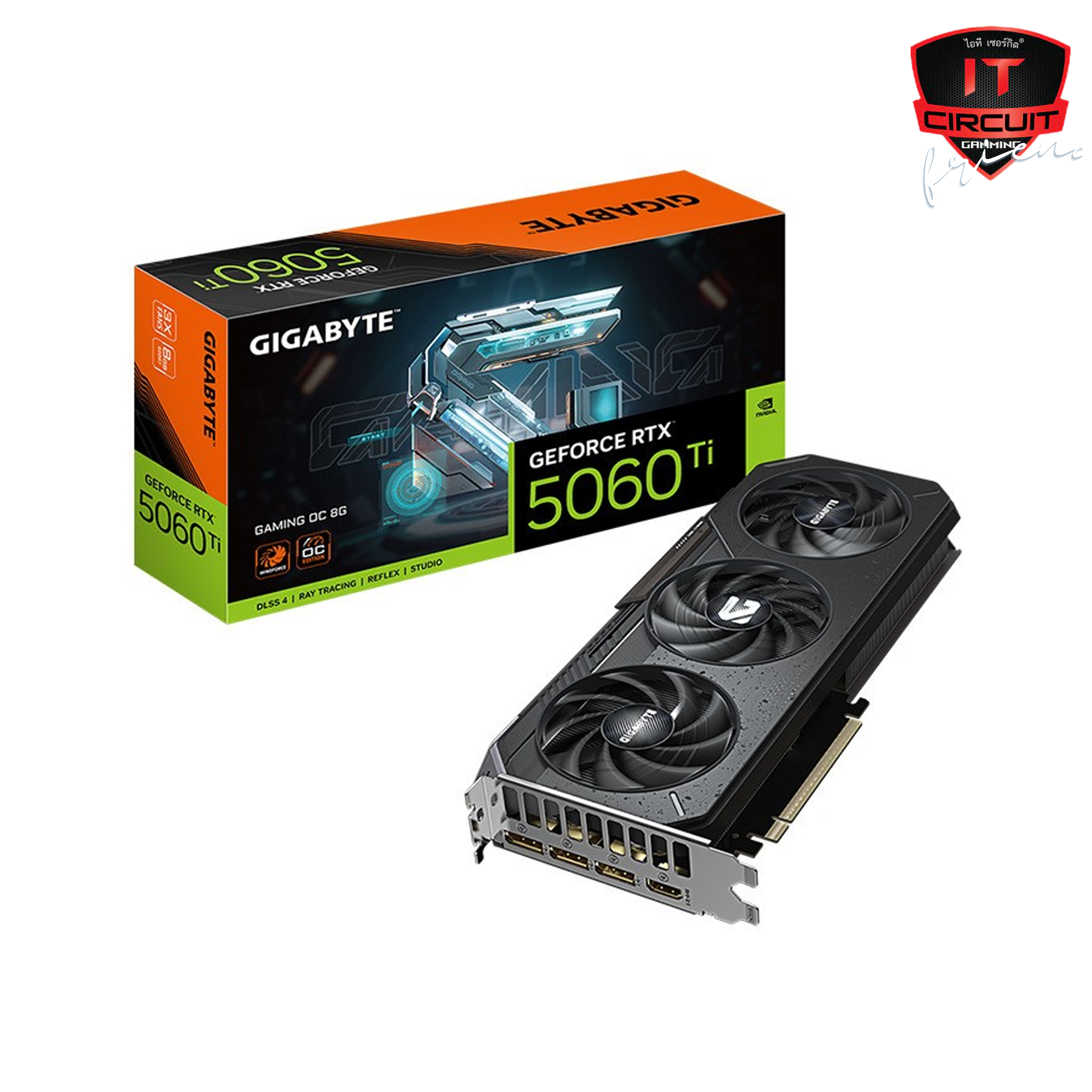 VGA(การ์ดจอ)GIGABYTE GEFORCE RTX 5060 TI GAMING OC - 8GB GDDR7