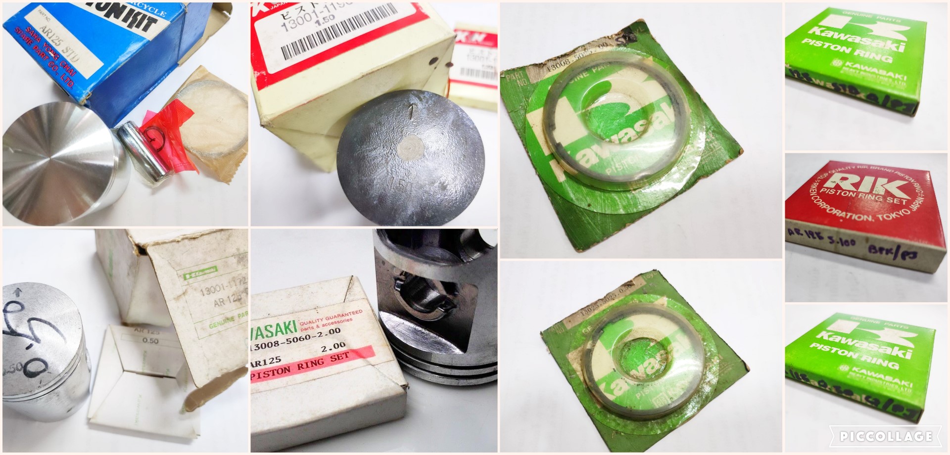 ลูกสูบแหวน-เฉพาะแหวน คาวาซากิ AR125-GTOM4
