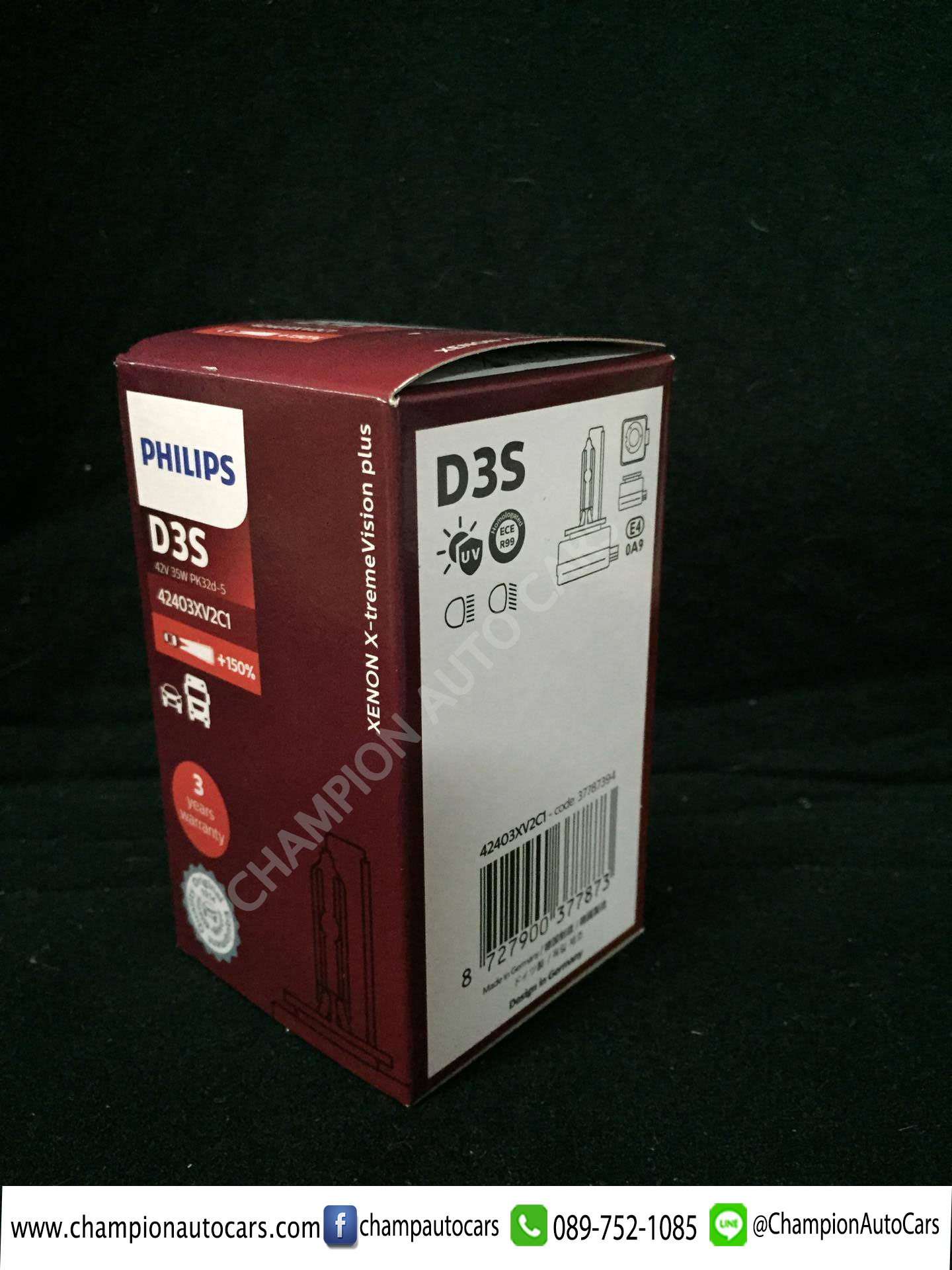PHILIPS Xenon X-Treme Vision 150% D3S