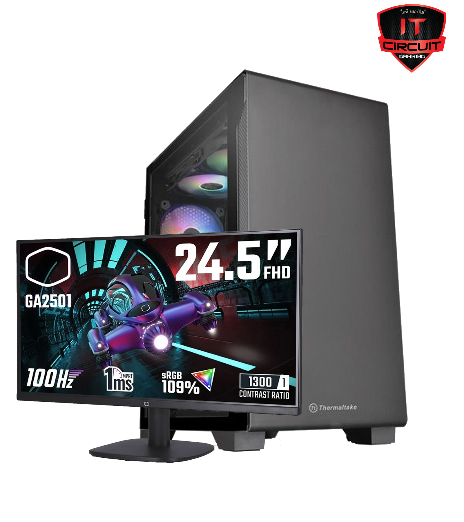 I3-12100 4C/8T /3Y / Intel CPU Fan Original / H610M /3Y / 8GB DDR4(3200) /LT / M.2 512 GB /5Y / 600W (FULL) /3Y / GA2501 /3Y / NKM628 /1Y / MT-300 / AC600 /LT