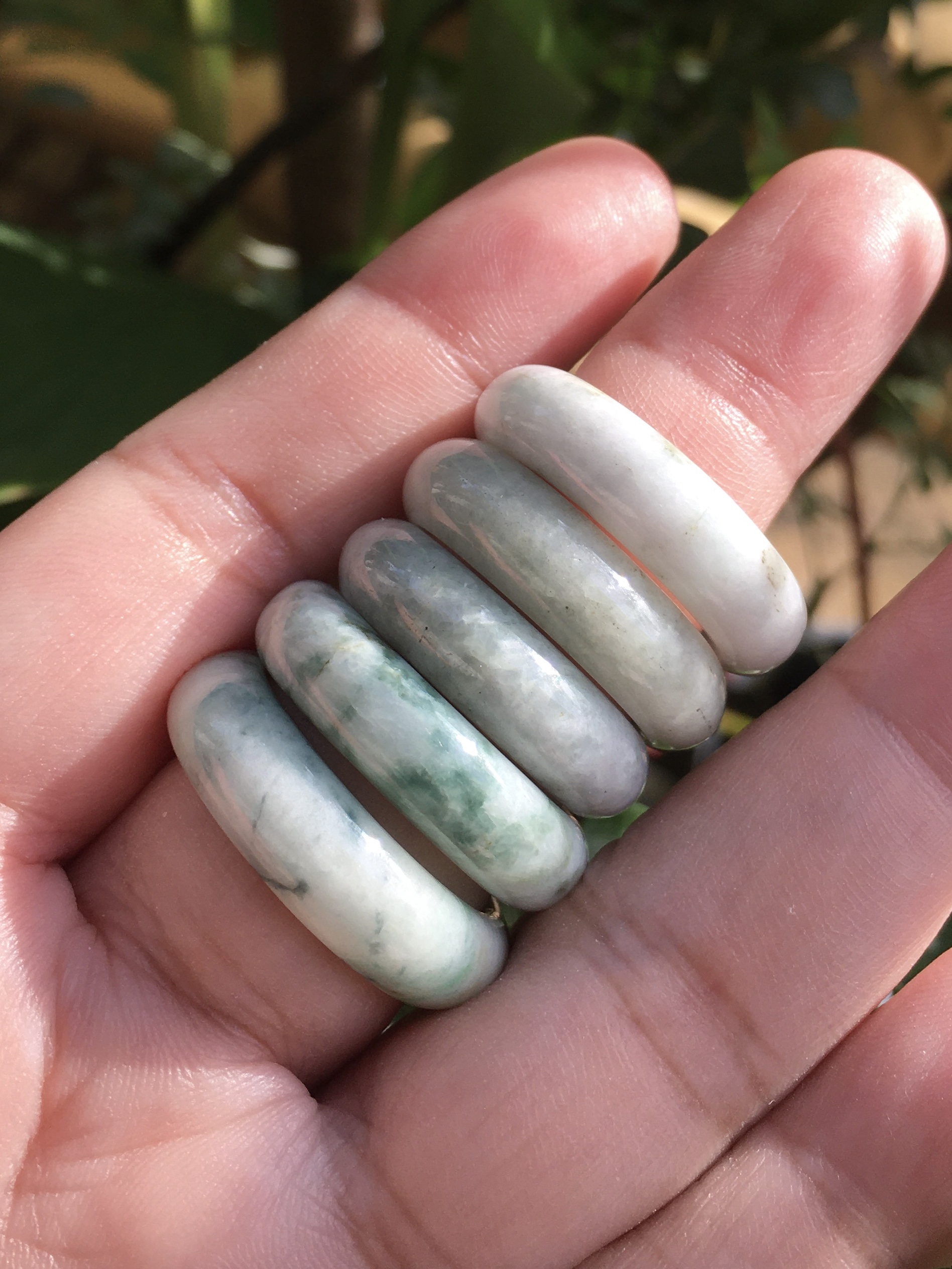 (ราคาเทๆ 129 ทุกวง) แหวนหยกแท้ ลวดลายธรรมชาติ ใส่สวย เสริมสุขภาพ