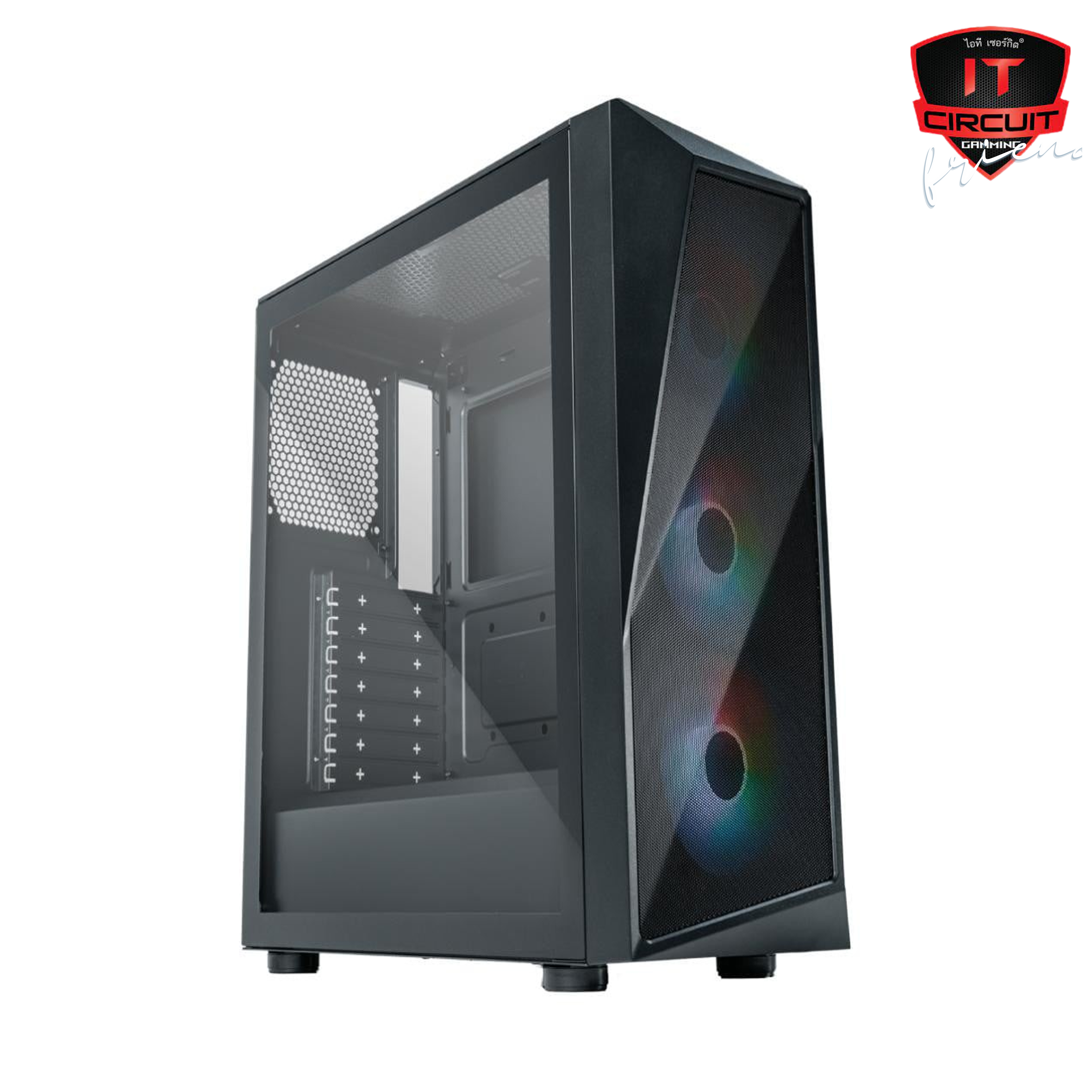 ATX CASE (เคส) (NP) COOLER MASTER CMP520 ARGB BLACK