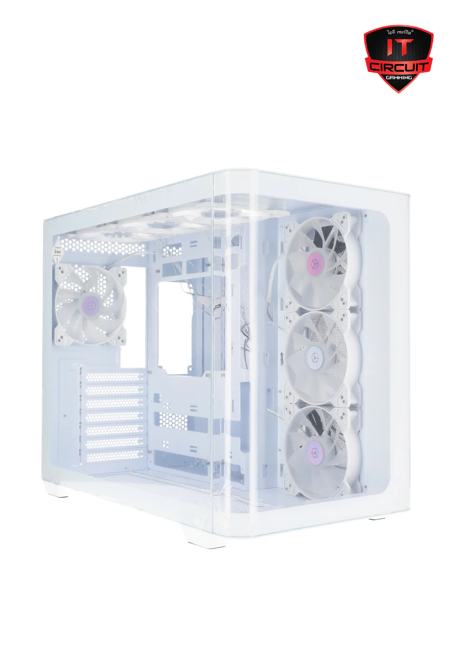 ATX CASE (เคส) (NP) COLD COOL CASE C6 WHITE FAN*7 SN181025B190Y
