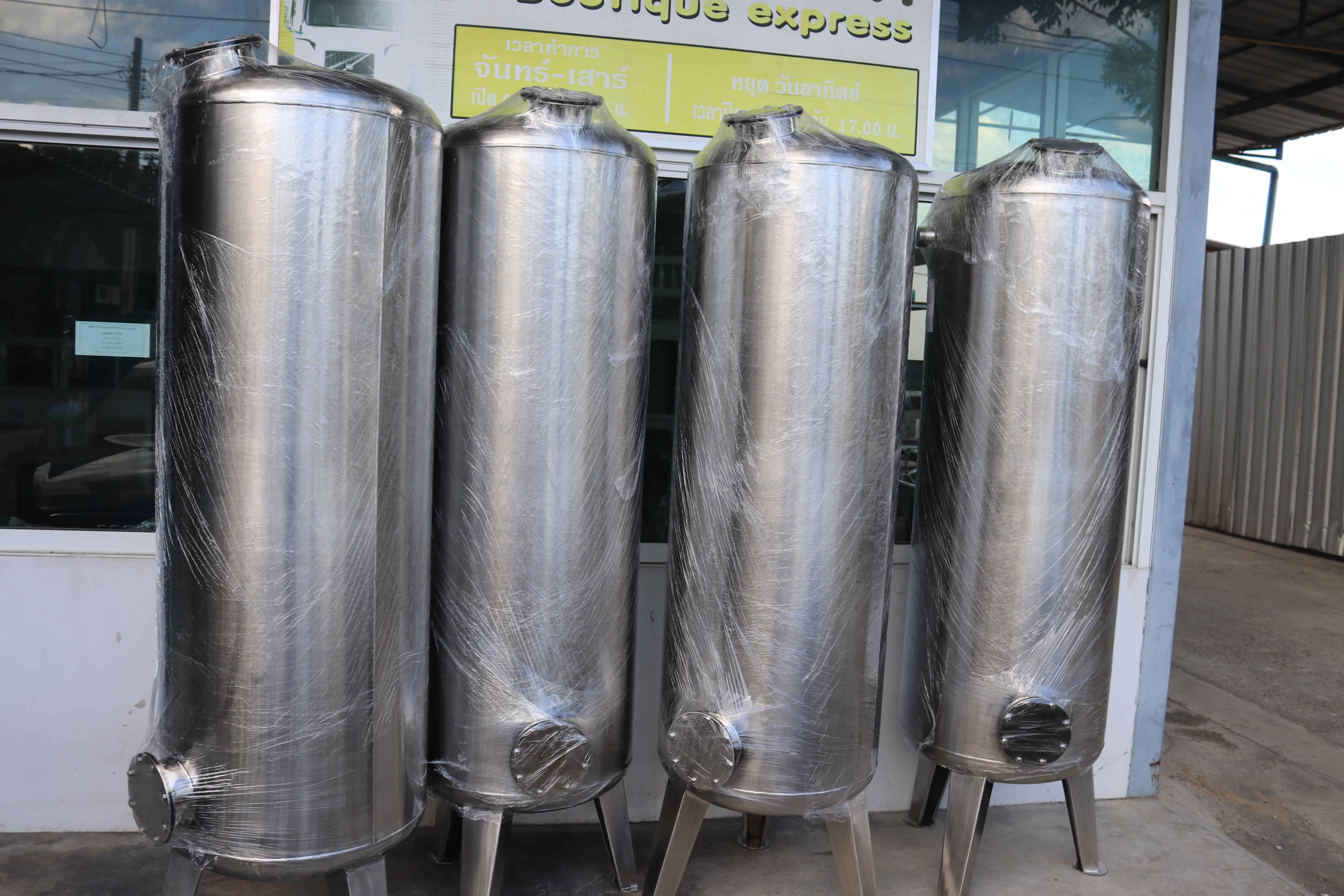 ถังกรองสแตนเลส26นิ้วหนา3มม